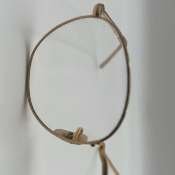 RAYBAN GOLD WIRE ROUND METAL OPTIC EYE GLASSES - Picture 9 of 12